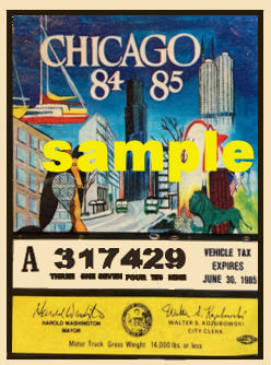 (image for) IL 1984-85 Illinois tax inspection CHICAGO